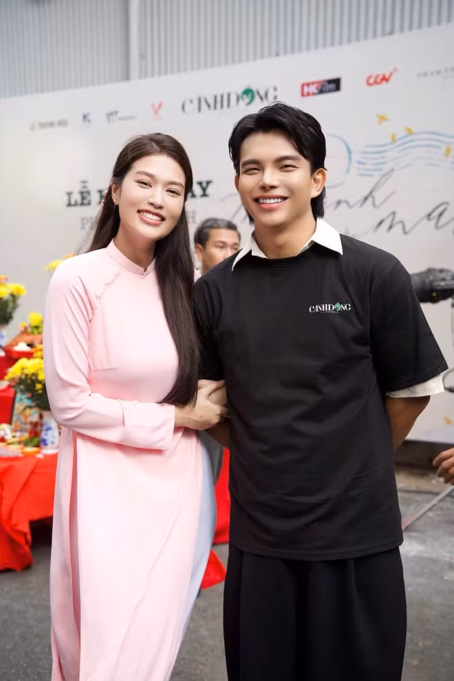 “Ân cảm thấy vô cùng hạnh phúc và biết ơn khi được đồng hành cùng bộ phim," Hoa hậu Thiên Ân chia sẻ. (Ảnh: CTV/Vietnam+)