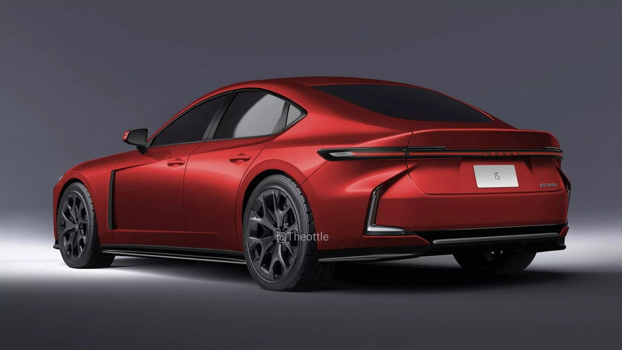 Bản thiết kế xem trước của Lexus IS thế hệ mới. Ảnh: Theottle