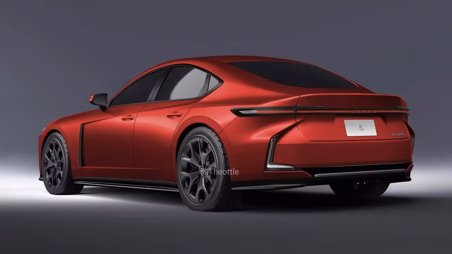 Bản thiết kế xem trước của Lexus IS thế hệ mới. Ảnh: Theottle