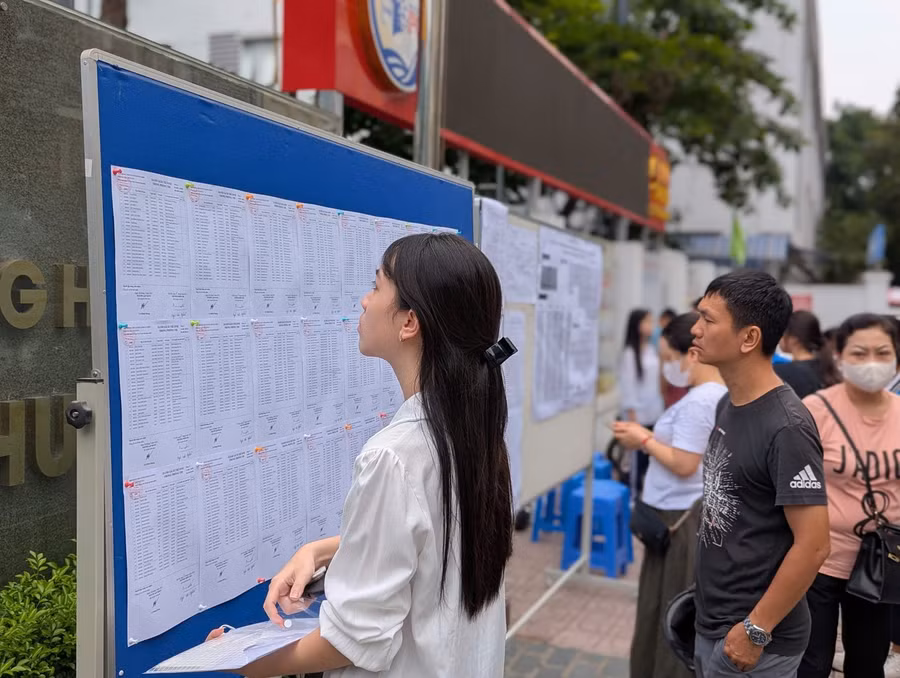 Học sinh Hà Nội thi lớp 10 năm 2025 Ảnh: L.Đ.T