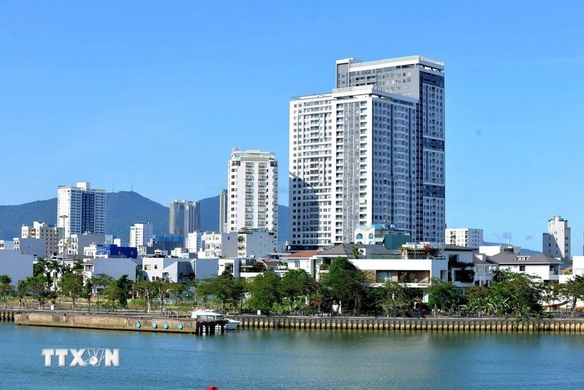 Nhiều dự án căn hộ ở Đà Nẵng được hình thành. (Ảnh: Hải Âu/TTXVN) bat-dong-san-da-nang.jpg