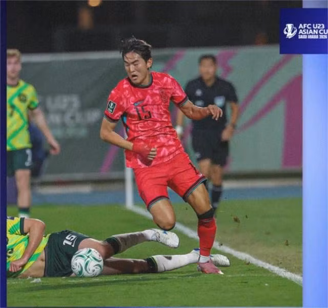 U.23 Hàn Quốc tiếp tục có trận đấu vất vả