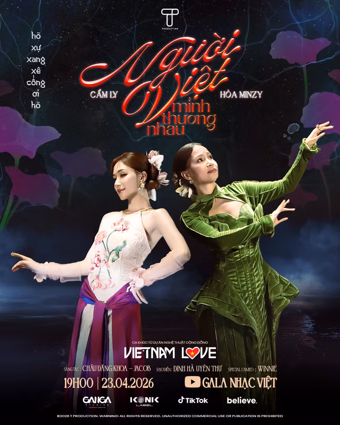 Cẩm Ly - Hòa Minzy: Cuộc gặp gỡ "không tưởng" giữa hai biểu tượng âm nhạc dân gian Việt Nam.