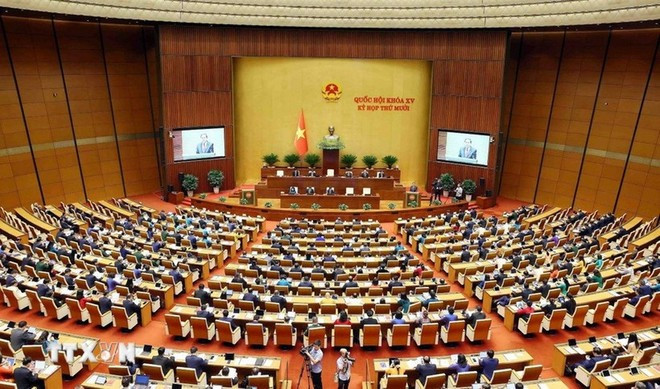 Quang cảnh Kỳ họp thứ 10, Quốc hội khóa XV. Ảnh: Phạm Kiên/TTXVN Quang cảnh Kỳ họp thứ 10, Quốc hội khóa XV. Ảnh: Phạm Kiên/TTXVN