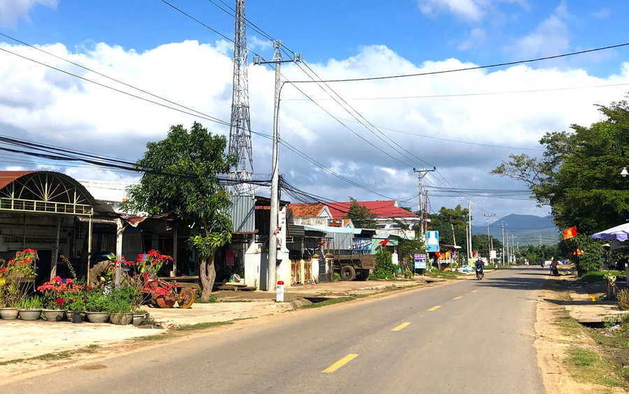 Diện mạo xã Chư Krey ngày càng khởi sắc. Ảnh: Minh Triều 71.jpg