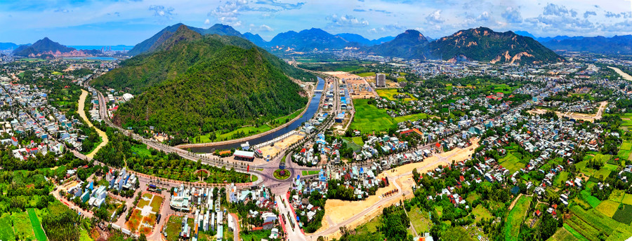 Phường Quy Nhơn Bắc nhìn từ trên cao. Ảnh: Hải Tín 42.jpg