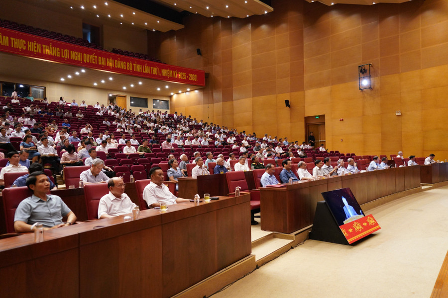 Các đại biểu tham dự Hội nghị. Ảnh: N.H 2.jpg