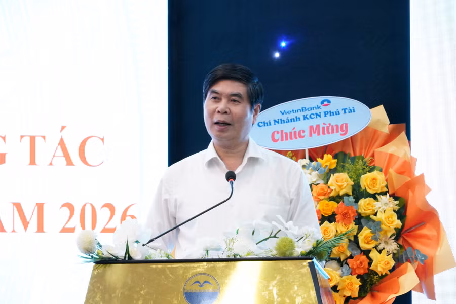 Phó Chủ tịch UBND tỉnh Lâm Hải Giang phát biểu chỉ đạo tại hội nghị. Ảnh: N.H