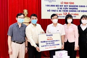 THACO hỗ trợ Gia Lai phòng-chống dịch với tổng trị giá 12,6 tỷ đồng