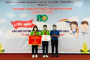 Pleiku giành giải nhất Liên hoan các đội tuyên truyền măng non năm 2021