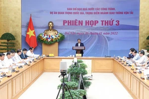 Thủ tướng chủ trì phiên họp Ban chỉ đạo Nhà nước các công trình trọng điểm ngành Giao thông-Vận tải