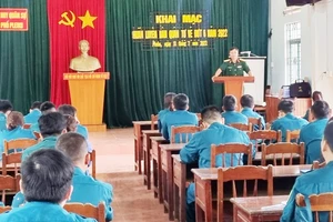 Pleiku: Huấn luyện lực lượng dân quân tự vệ đợt 6 năm 2022