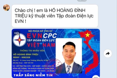 Đối tượng đề nghị chị N.N kết bạn zalo để thực hiện lừa đảo. Ảnh: chụp màn hình