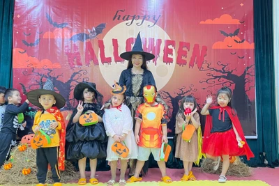 Phong phú hoạt động Halloween nơi phố núi Pleiku