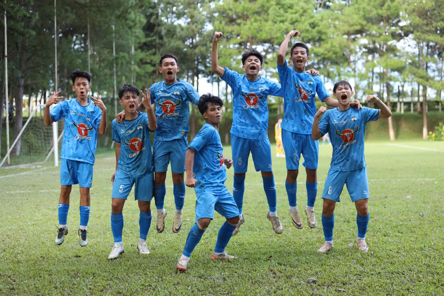 U15 HAGL có màn lội ngược dòng chóng vánh. Ảnh: Tuấn Trần U15 HAGL có màn lội ngược dòng chóng vánh. Ảnh: Tuấn Trần