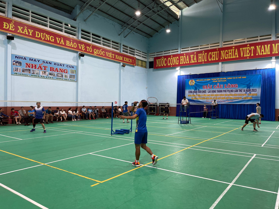 Các VĐV tranh tài ở 5 nội dung thi đấu. Ảnh: Văn Ngọc Các VĐV tranh tài ở 5 nội dung thi đấu. Ảnh: Văn Ngọc