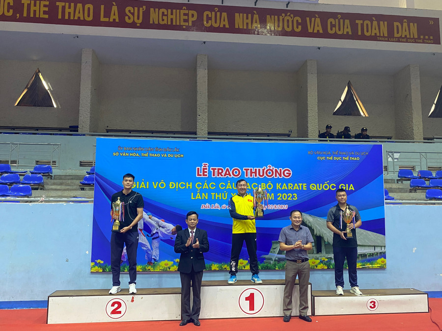 Gia Lai giành vị trí thứ 2 ở nhóm tuổi 12-14. Ảnh: Công Tuấn