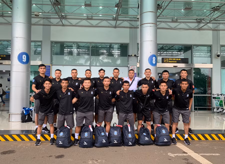 Các cầu thủ Bê tông 26 Gia Lai tham gia giải đấu năm nay. Ảnh: Ngọc Thiên