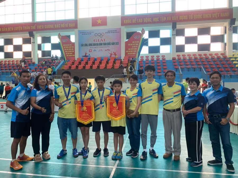 Các VĐV Gia Lai đã giành được 4 huy chương đồng ở giải năm nay. Ảnh: Hùng Nguyễn