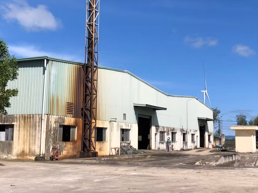 Nhà máy xử lý rác thải thị xã An Khê. Ảnh: Hạ Vy