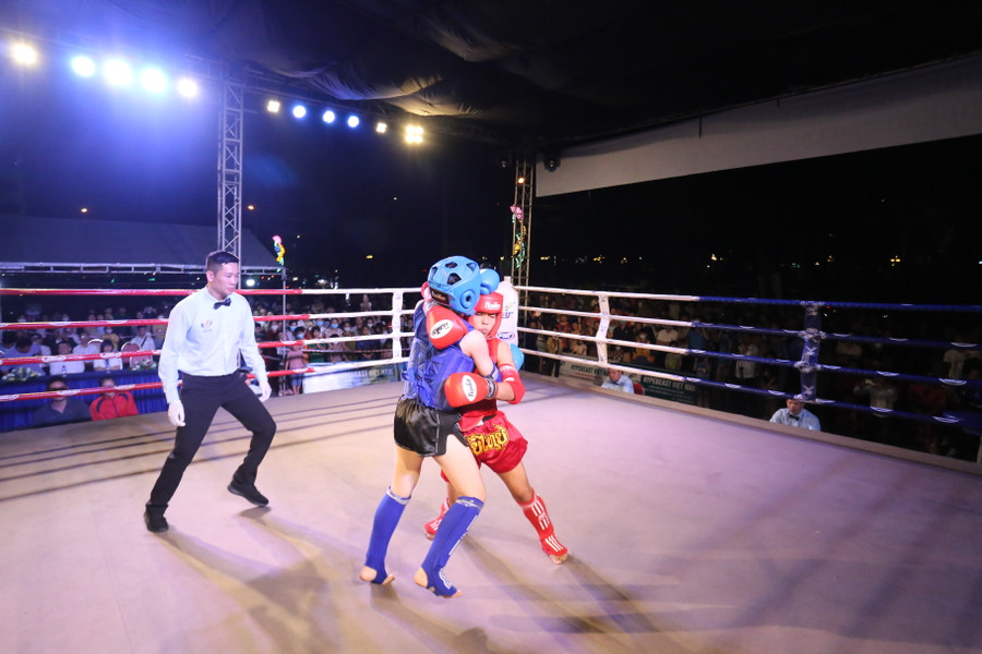 Lần đầu tiên một giải Muay cấp quốc gia được tổ chức ở Gia Lai. Ảnh: Văn Ngọc