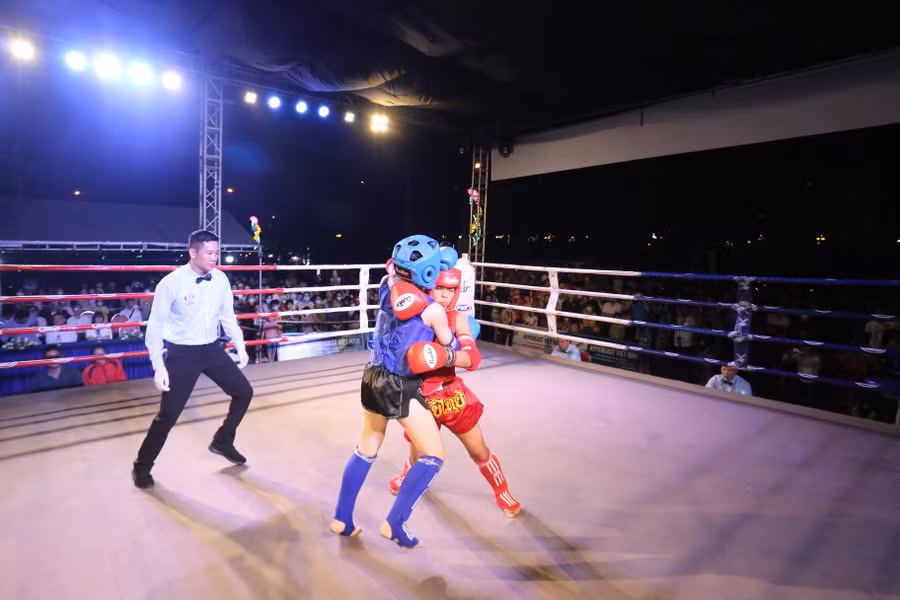 Lần đầu tiên một giải Muay cấp quốc gia được tổ chức ở Gia Lai. Ảnh: Văn Ngọc