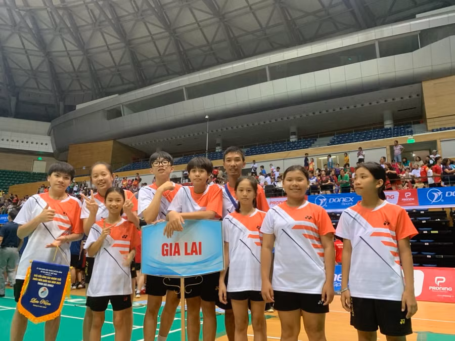 Đoàn VĐV nhí của Gia Lai sẽ có dịp cọ sát tại giải đấu toàn quốc. Ảnh: Hùng Nguyễn