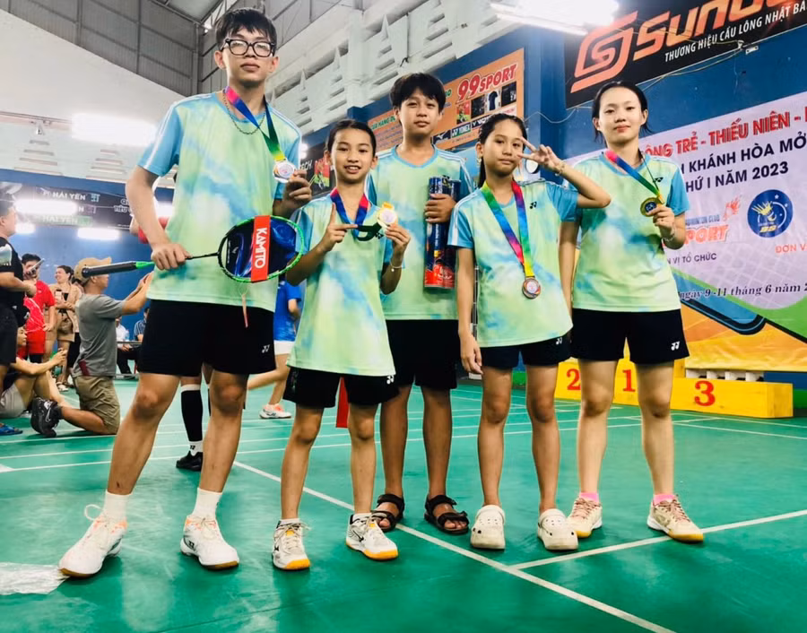 Các VĐV Gia Lai đã giành được 4 tấm huy chương tại giải đấu này. Ảnh: Hùng Nguyễn