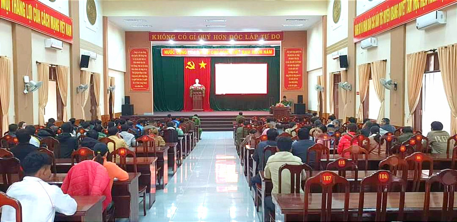 Quang cảnh buổi tập huấn. Ảnh: Kỳ Anh Quang cảnh buổi tập huấn. Ảnh: Kỳ Anh