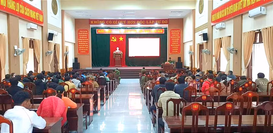 Quang cảnh buổi tập huấn. Ảnh: Kỳ Anh