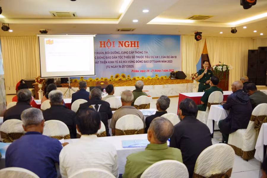 Quang cảnh lớp tập huấn. Ảnh: Quốc Vinh Quang cảnh lớp tập huấn. Ảnh: Quốc Vinh