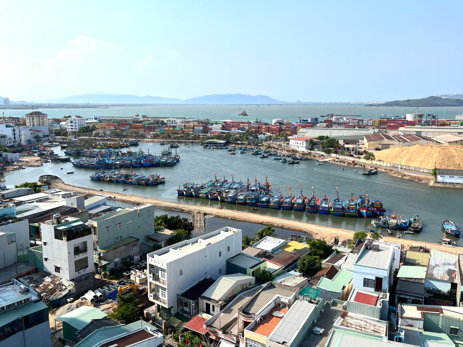 Một góc cảng biển Quy Nhơn. Ảnh: P.V Một góc cảng biển Quy Nhơn. Ảnh: P.V