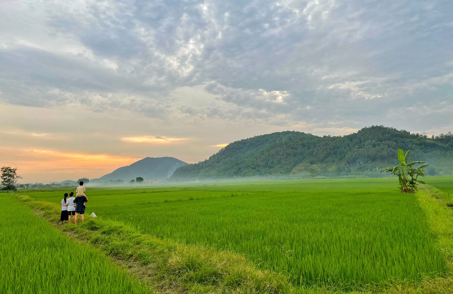 Quê nhà. Ảnh: Minh Châu