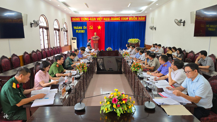 Quang cảnh buổi giám sát. Ảnh: Bá Bính