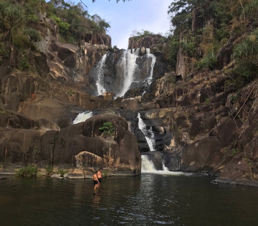 Thác 3 tầng có nhiều tiềm năng để phát triển du lịch sinh thái. Ảnh: Mai Linh Thác 3 tầng có nhiều tiềm năng để phát triển du lịch sinh thái. Ảnh: Mai Linh