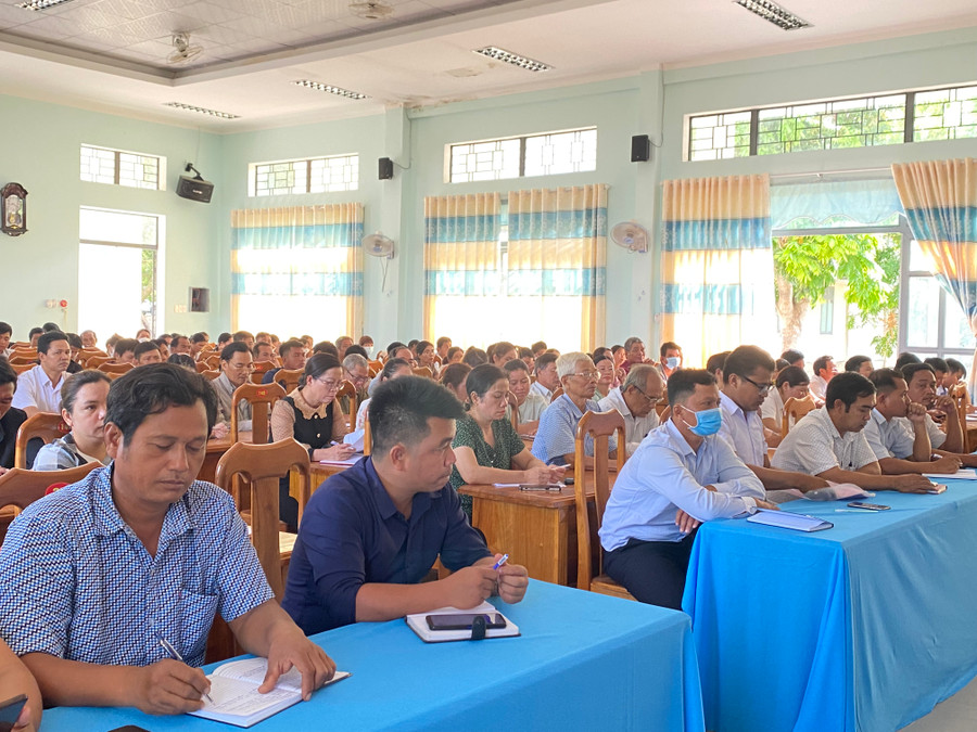 200 cán bộ làm công tác tuyên giáo cơ sở tham gia lớp bồi dưỡng. Ảnh: Mai Linh 200 cán bộ làm công tác tuyên giáo cơ sở tham gia lớp bồi dưỡng. Ảnh: Mai Linh