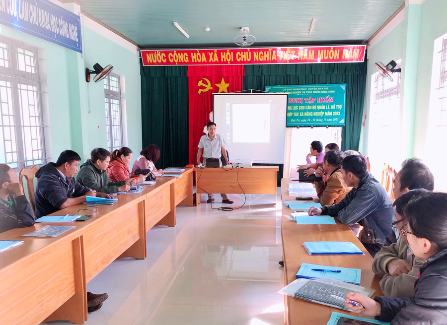 Quang cảnh lớp tập huấn. Ảnh: Lan Anh