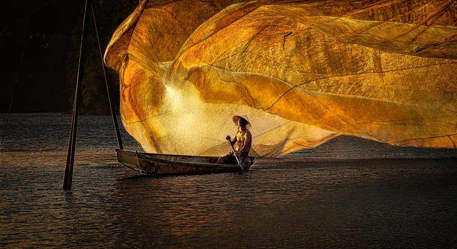 Gió lộng trên Biển Hồ.