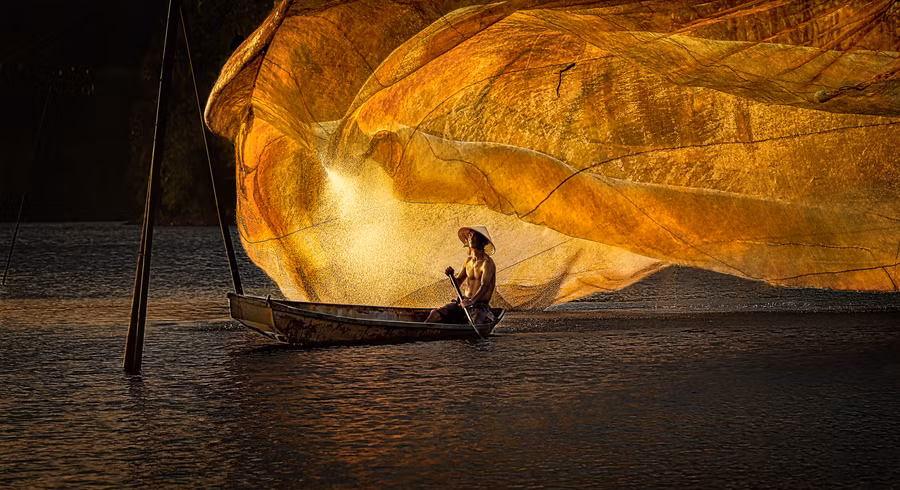 Gió lộng trên Biển Hồ.