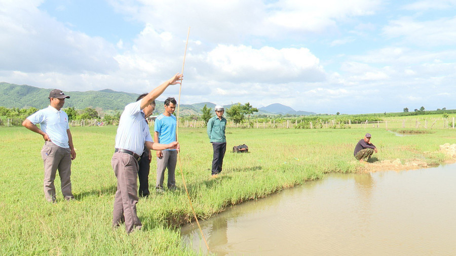 Hiện trường nơi cháu Rah Lan Dân bị đuối nước. Ảnh: Ngô Thu