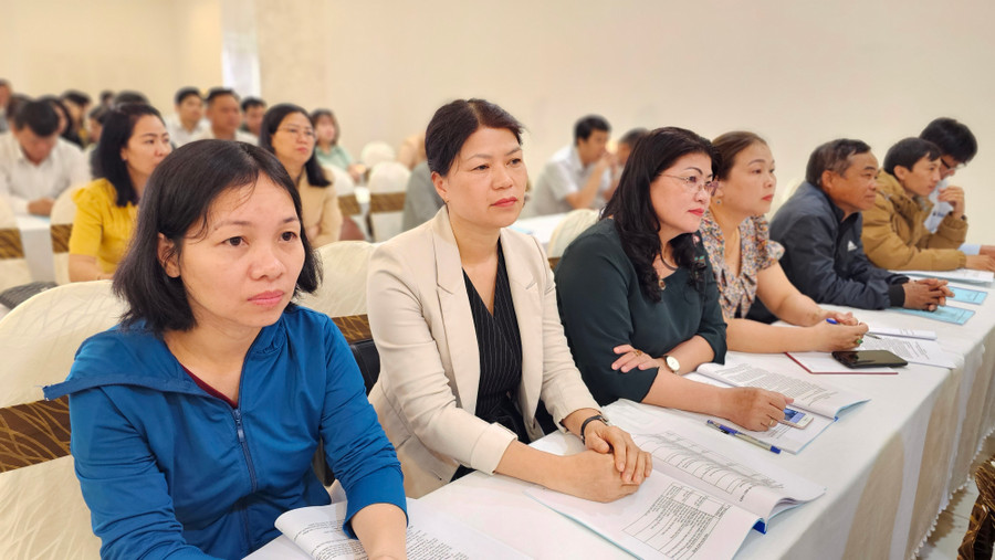 Các đại biểu tham dự tập huấn. Ảnh: Bá Bính