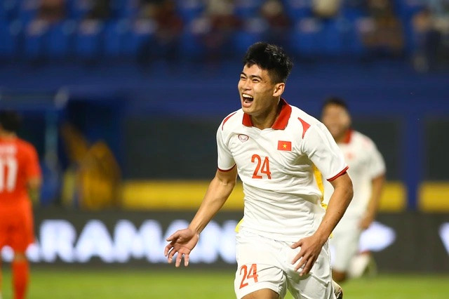 Nguyễn Ngọc Thắng vừa cùng U23 Việt Nam đá Giải U23 châu Á 2024 tại Qatar. Ảnh nguồn Báo Người Lao Động Nguyễn Ngọc Thắng vừa cùng U23 Việt Nam đá Giải U23 châu Á 2024 tại Qatar. Ảnh nguồn Báo Người Lao Động