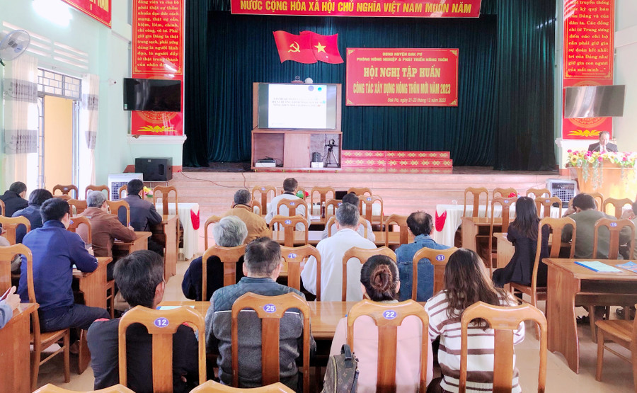 Quang cảnh lớp tập huấn. Ảnh: Lan Anh