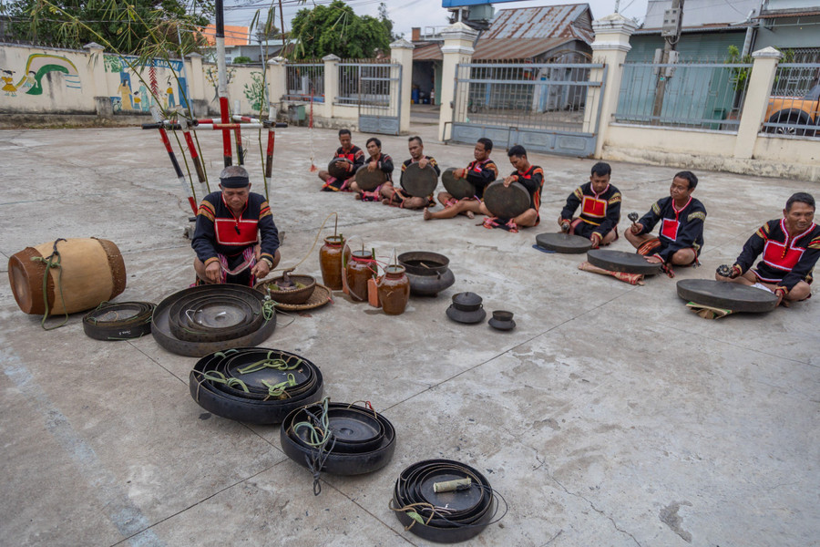 Quang cảnh lễ cúng.