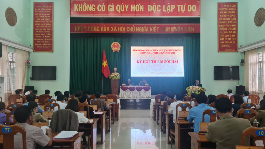 Quang cảnh kỳ họp. Ảnh: Khánh Linh