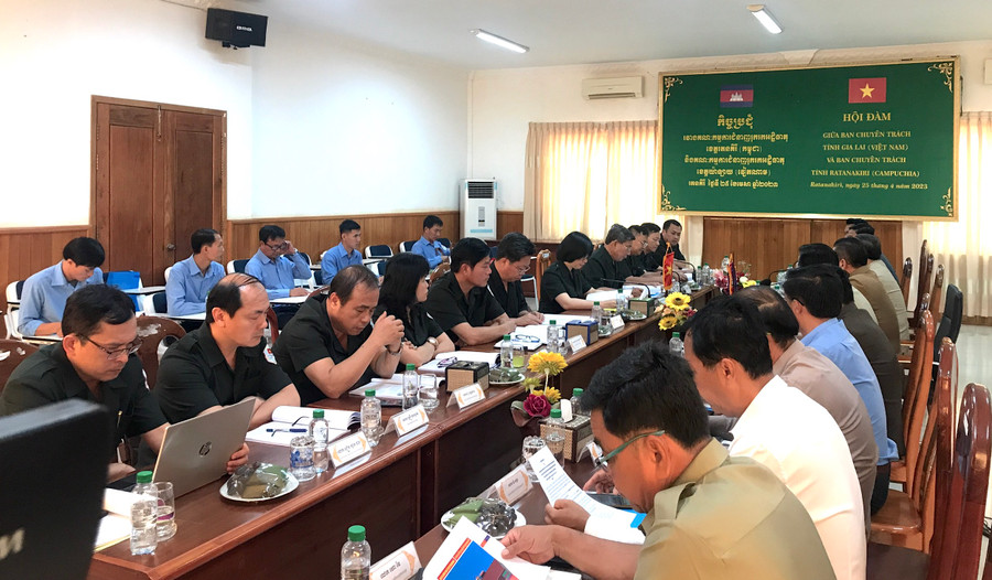 Quang cảnh buổi hội đàm. Ảnh: Đoàn Bình Quang cảnh buổi hội đàm. Ảnh: Đoàn Bình