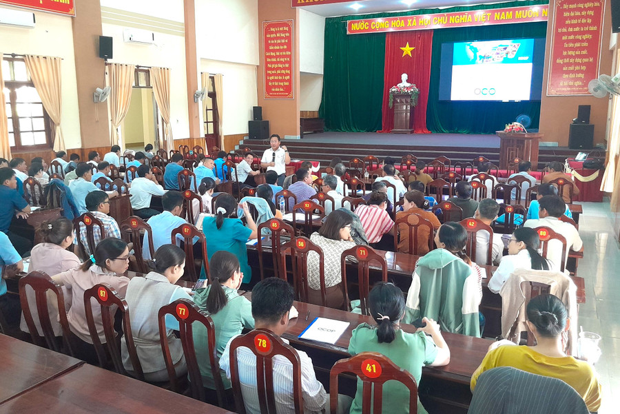 Quang cảnh lớp tập huấn. Ảnh: Minh Ngân Quang cảnh lớp tập huấn. Ảnh: Minh Ngân