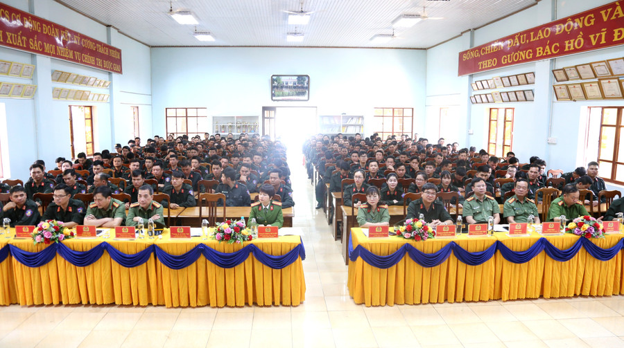 Quang cảnh lớp huấn luyện. Ảnh: Hữu Trường Quang cảnh lớp huấn luyện. Ảnh: Hữu Trường