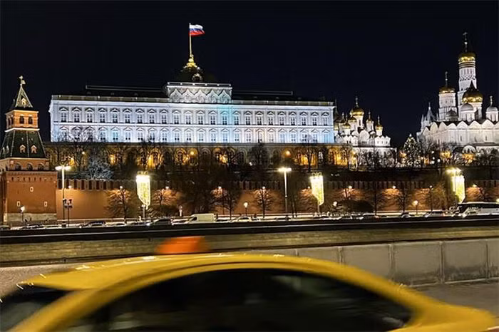 Điện Kremlin, nơi làm việc của Tổng thống Nga Putin. Ảnh: RT