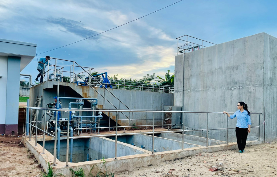 Hệ thống xử lý nước thải của Công ty Cổ phần Nafoods Tây Nguyên. Ảnh: N.H Hệ thống xử lý nước thải của Công ty Cổ phần Nafoods Tây Nguyên. Ảnh: N.H